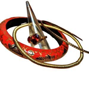 Bang For Your Buck Bangle Bracelets & Ring Lot